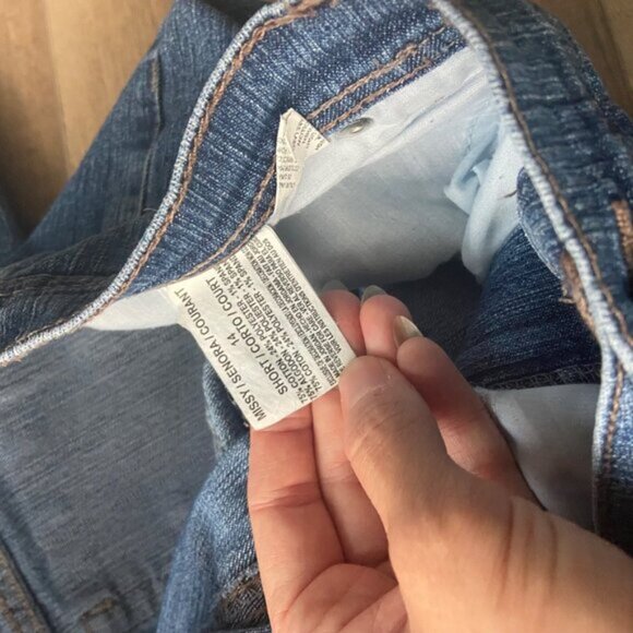 Gloria Vanderbilt Womens Amanda Straight Leg Jean Jeans Size 14 - Picture 7 of 7